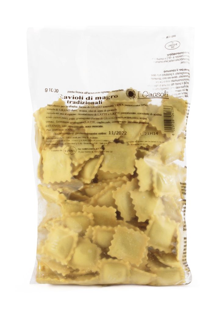 RAVIOLI MAGRO | 5CF X 1kg | I GIRASOLI