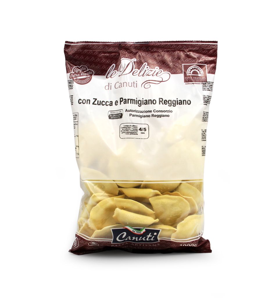 DELIZIE ZUCCA E PARMIGIANO REGGIANO | CT: 3CF X 1kg | CANUTI