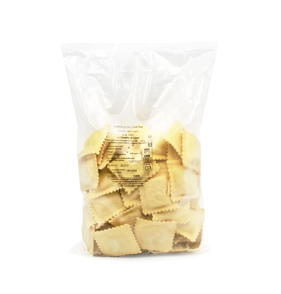 TORTELLI ALL'ANATRA | CT: 3CF X 1kg | CANUTI