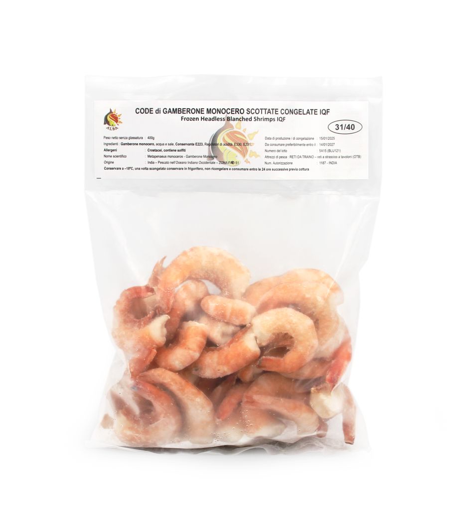 GAMBERONE MONOCERO CODE SCOTTATE 31/40 IQF