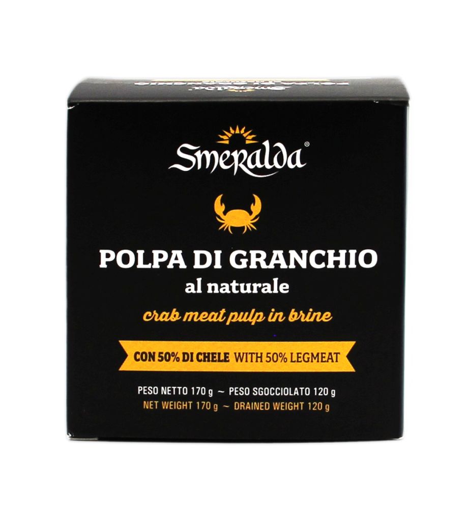 POLPA GRANCHIO AL NATURALE 170g PREMIUM SMERALDA