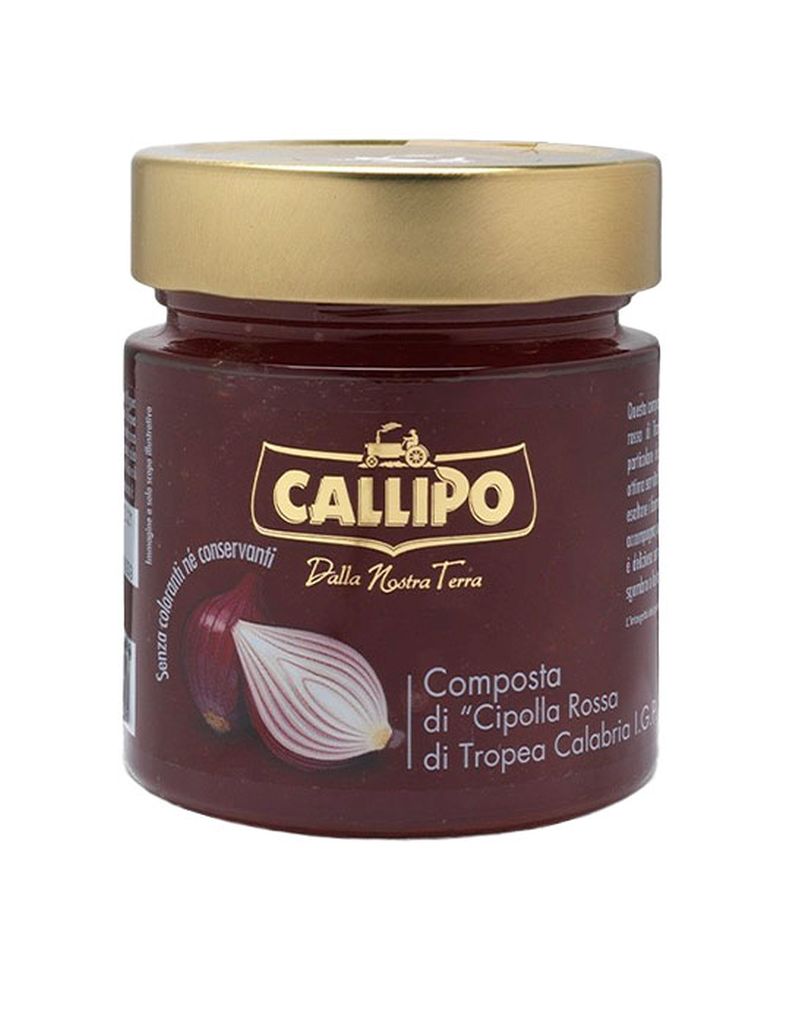 COMPOSTA CIPOLLA ROSSA DI TROPEA VASO 650g CALLIPO
