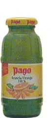 SUCCO ARANCIA  PAGO 20cl | 24BT X 20cl PAGO VENDUTO A CARTONE INTERO PRENOTAZIONE NON RENDIBILE