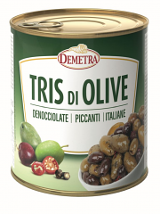 TRIS OLIVE PICCANTI | CT: 6CF X 780g | DEMETRA