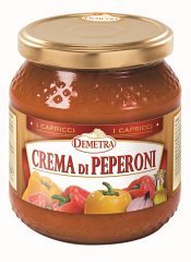 CREMA PEPERONI | 6CF X 550g | DEMETRA