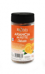 ARANCIA FETTE DISIDRATATA | CT: 6CF X 50g | ROMA FINE FOODS