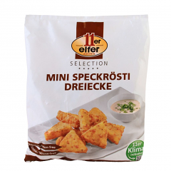 MINI TRIANGOLI DI ROSTI ALLO SPECK | CT: 4CF X 1kg | 11ER NAHRUNGSMITTEL