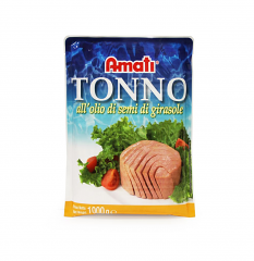 TONNO O/GIRASOLE BUSTA 1000g AMATI
