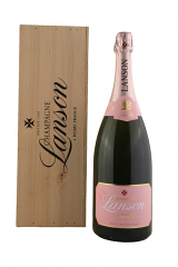 LANSON ROSE BRUT ROSE LABEL CASSETTA LEGNO | MAGNUM 1 BT X 1.5 l LANSON 12.5° PRENOTAZIONE NON RENDIBILE