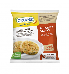 MAXIBURGER DI VERDURE PANATO | 4CF X 1kg | OROGEL
