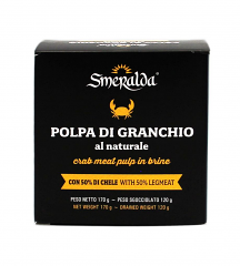 POLPA GRANCHIO AL NATURALE 170g PREMIUM SMERALDA
