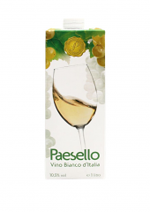VINO DA TAVOLA BIANCO TETRA BRICK | CT: 15CF X 1l | PAESELLO