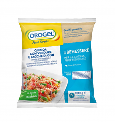 QUINOA CON VERDURE E BACCHE DI GOJI | 4CF X 1kg | OROGEL