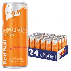 RED BULL ENERGY DRINK ALBICOCCA-FRAGOLA | 24BT X 25cl RED BULL VENDUTO A CARTONE INTERO PRENOTAZIONE NON RENDIBILE