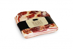 PANCETTA TESA STAGION. MAIALE NERO AL PEPE FUMAGAL