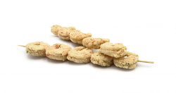 SPIEDINI GAMBERO ARGENTINO GRATINATO