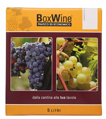 VINO DA TAVOLA ROSSO BAG IN BOX 5 l | 1 BAG IN BOX X 5 l 12,5° VENDUTO A CARTONE INTERO PRENOTAZIONE NON RENDIBILE