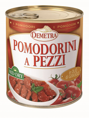 POMODORI A PEZZI MID DRY OLIO GIRASOLE | 6CF X 780g | DEMETRA