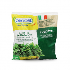CIMETTE DI RAPA IQF | CT: 6CF X 1kg | OROGEL