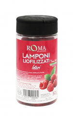 LAMPONI LIOFILIZZATI INTERI | CT: 6CF X 30g | ROMA FINE FOODS