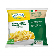 PATATE SPICCHI PRONTO FORNO | 6CF X 1kg | OROGEL