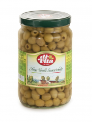 OLIVE VERDI DENOCCIOLATE VASO | 6PZ X 1600g | DI VITA