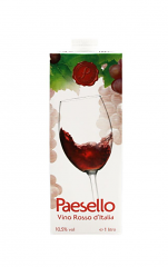 VINO DA TAVOLA ROSSO TETRA BRICK | CT: 15CF X 1l | PAESELLO