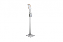 COLONNA PORTA DISPENSER ACCIAIO INOX |  |