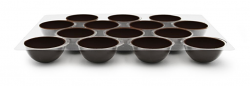 MEZZA SFERA WOOW CIOCCOLATO | CT: 1CF X 36PZ | ICEWER