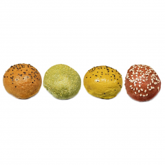 PETIT PANBRIOCHE 4 COL. ASS C/TOPPING | 1 CT X 100 PEZZI | ICEWER
