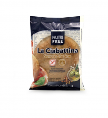 LA CIABATTINA FLOWPACK SENZA GLUTINE | 12PZ X 50g | NUTRIFREE