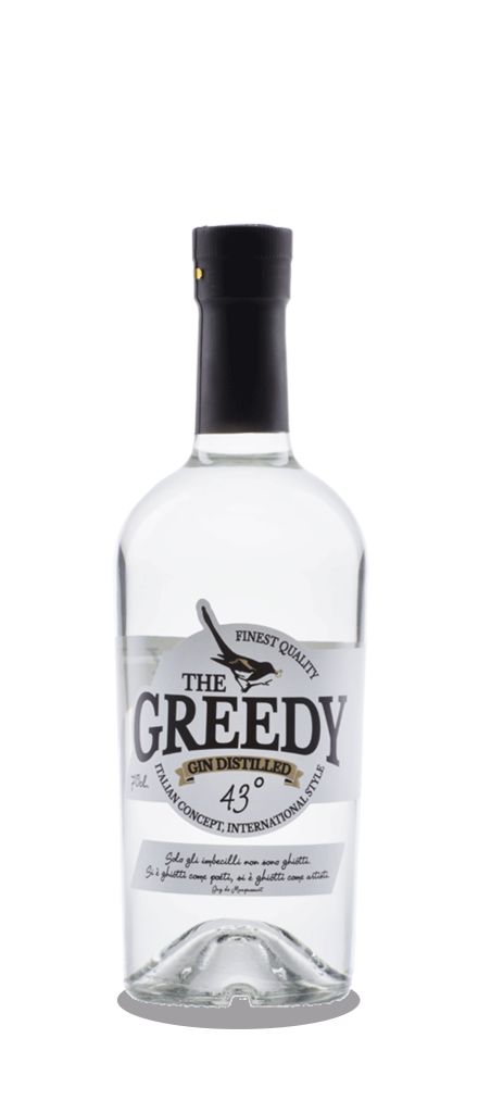 GIN GREEDY ITALIAN CONCEPT 70 cl | ABOUT TEN 43° PRENOTAZIONE NON RENDIBILE