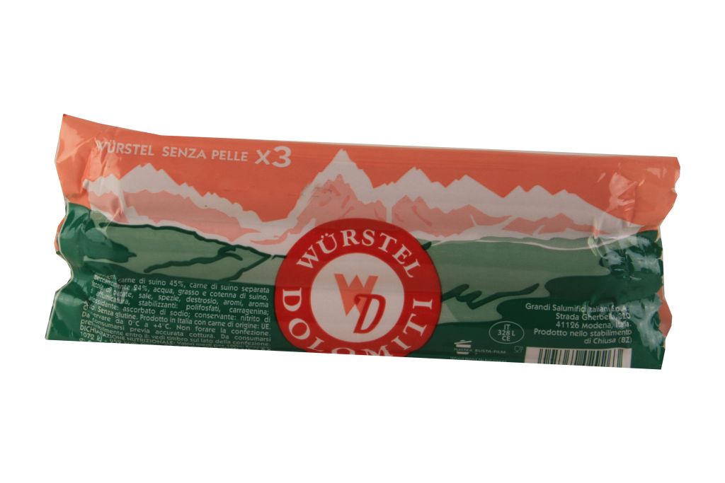 WURSTEL DOLOMITI PS X250g