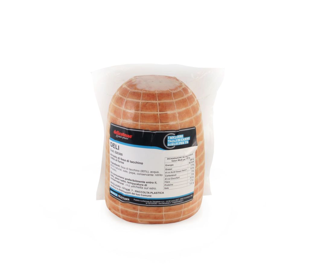 DELI ARROSTO DI FESA DI TACCHINO COTTO AL FORNO | 2,5kg CA | DELICATESSE