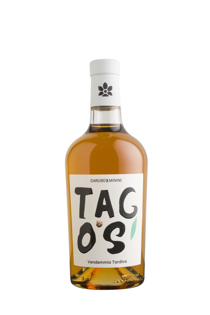 GRILLO SICILIA DOC TAGOS – VENDEMMIA TARDIVA IGP | 12BT X 500ml 2022 CARUSO & MININI 13°  PRENOTAZIONE NON RENDIBILE