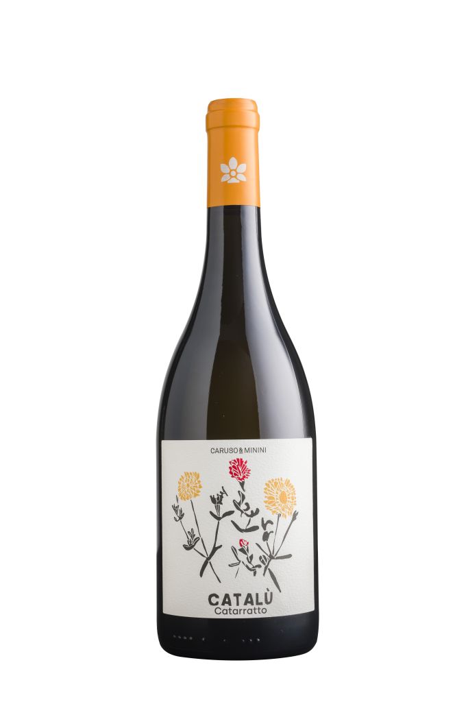 CATARRATTO SICILIA 'CATALU' DOC -BIO | 6BT X 750ml 2025 CARUSO & MININI 12,5°  PRENOTAZIONE NON RENDIBILE