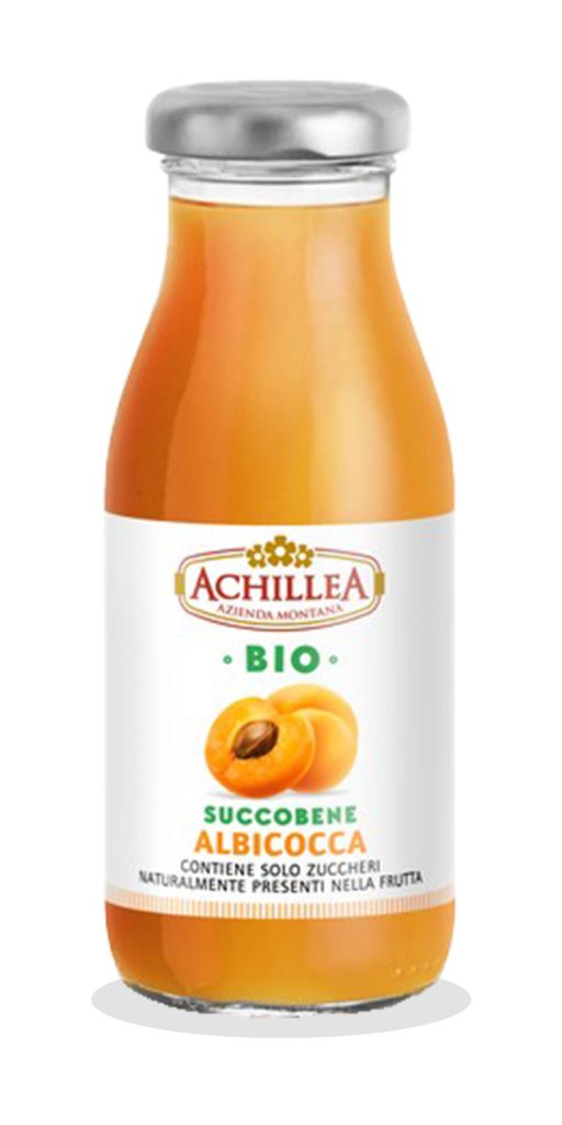 SUCCO ALBICOCCA ACHILLEA 20cl  | 6BT X 20cl ACHILLEA VENDUTO A CARTONE INTERO PRENOTAZIONE NON RENDIBILE