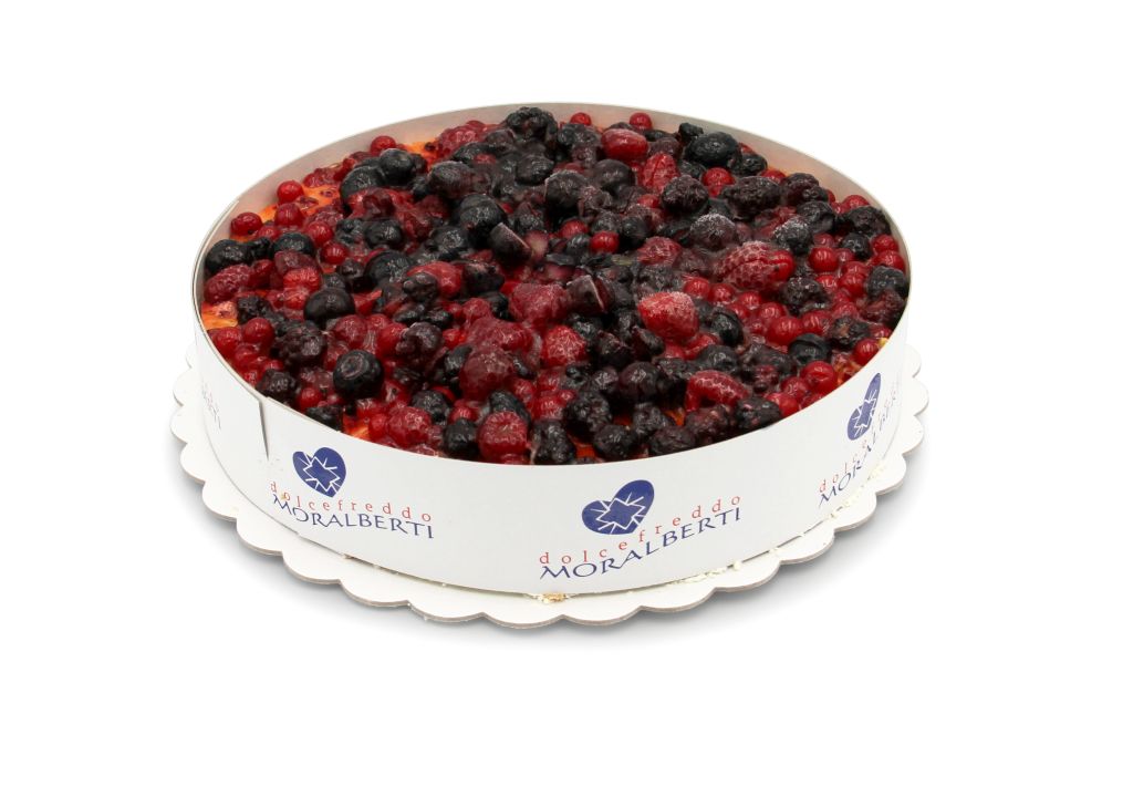 CHEESECAKE FRUTTI BOSCO PRETAGLIATA | CT: 1PZ X 1,3kg | MORALBERTI