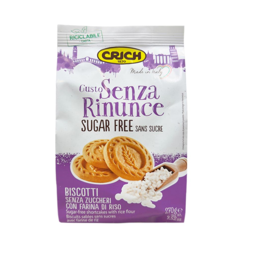 BISCOTTI FROLLINI SENZA ZUCCHERO 12X270g