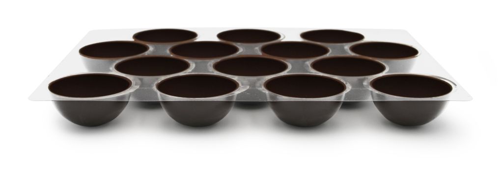 MEZZA SFERA WOOW CIOCCOLATO | CT: 1CF X 36PZ | ICEWER