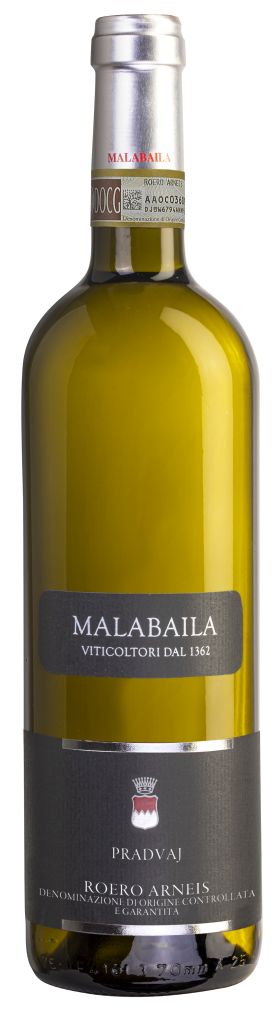 ARNEIS ROERO PRADVAJ  DOCG | 6BT X 750ml 2024 AZ. MALABAILA 14° PRENOTAZIONE NON RENDIBILE