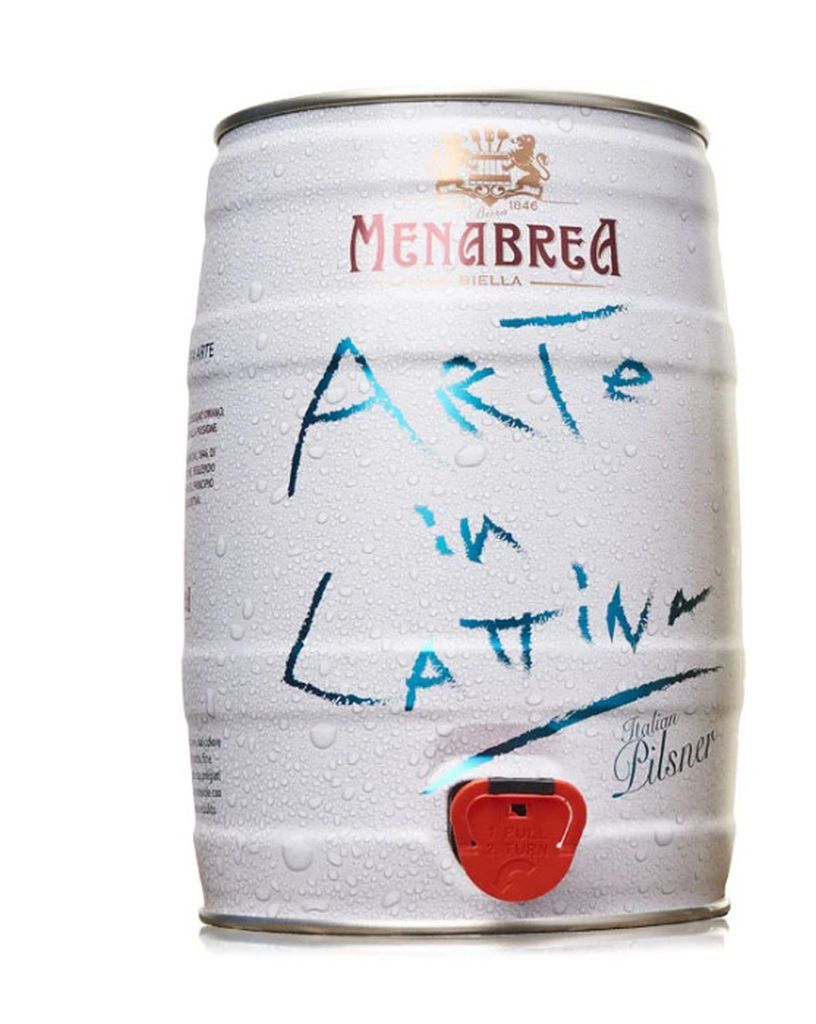MENABREA ARTE IN LATTINA PILS FUSTO 5l  | FUSTO DA 5l G.MENABREA E FIGLI 5,2° PRENOTAZIONE NON RENDIBILE