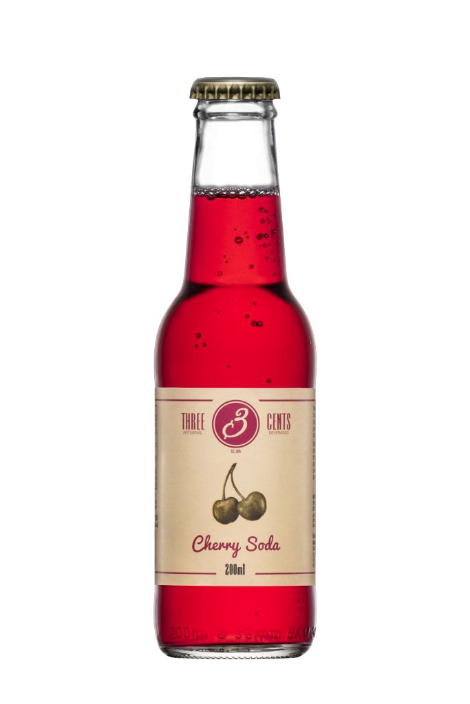 CHERRY SODA 20cl | 24BT X 20cl THREE CENTS  VENDUTO A CARTONE INTERO PRENOTAZIONE NON RENDIBILE