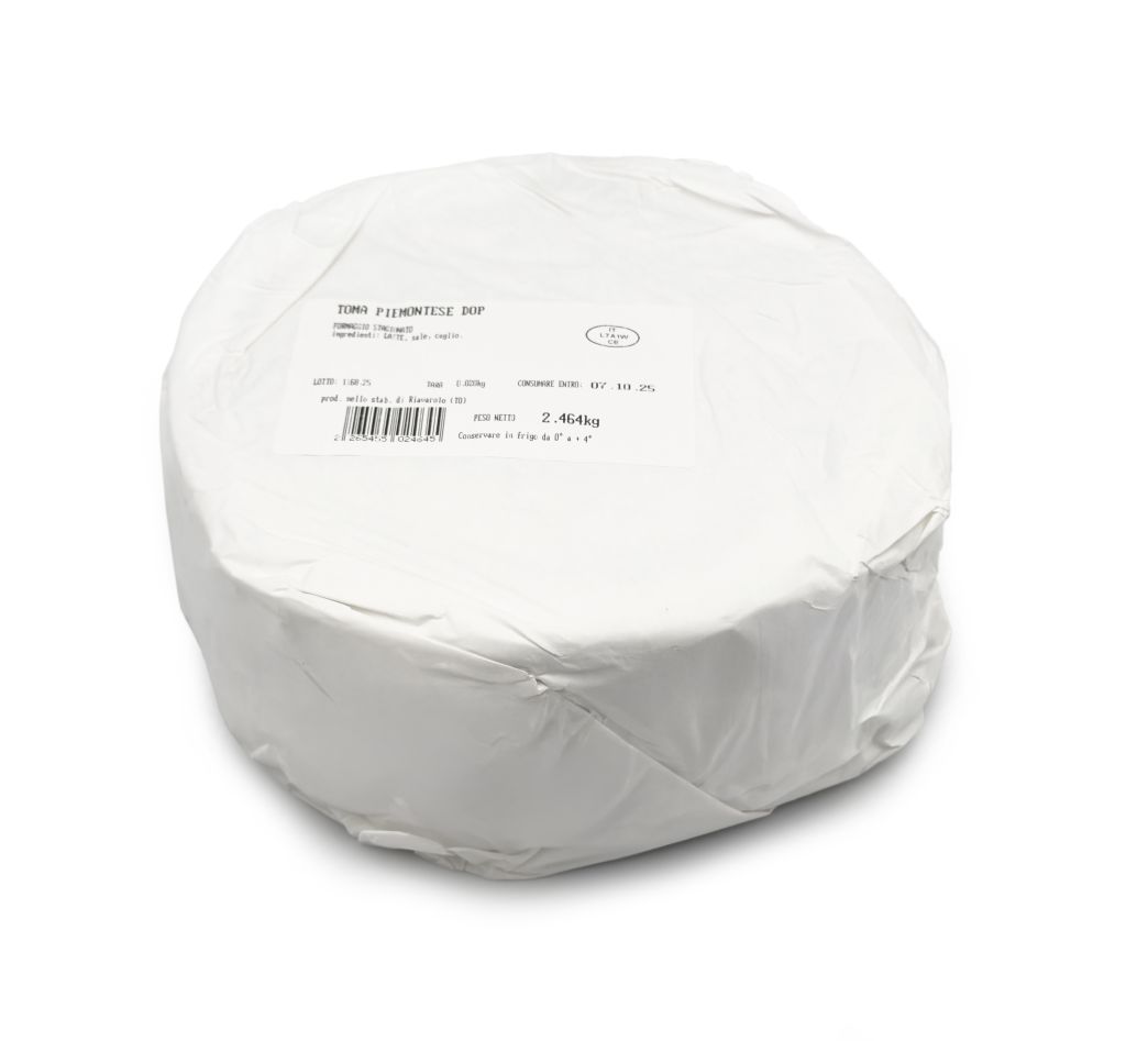 TOMA PIEMONTESE 2,5kg DOP LONGO