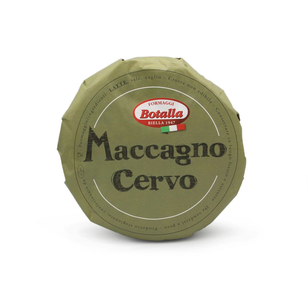FORMAGGIO MACCAGNO CERVO A LATTE CRUDO | 1 PEZZO  X 1,5 kg ca | BOTALLA