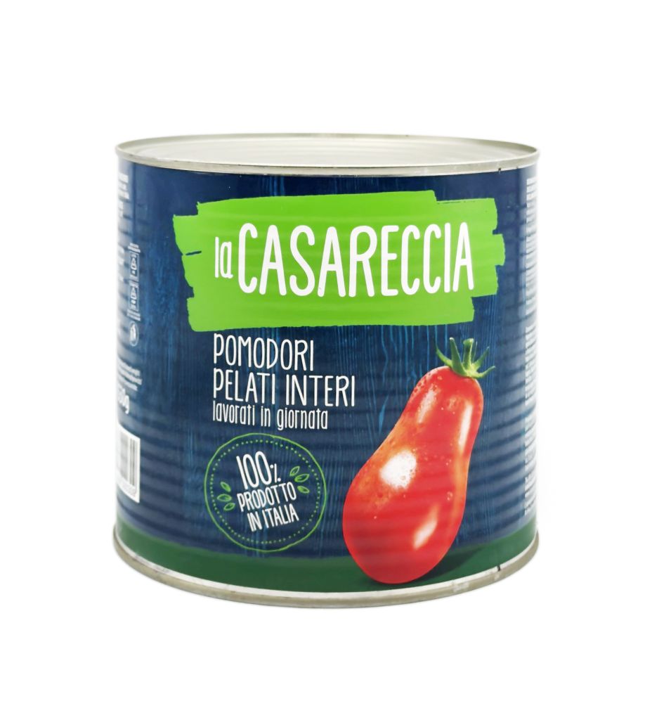POMODORI PELATI | CT: 6CF X 2,55kg | LA CASARECCIA