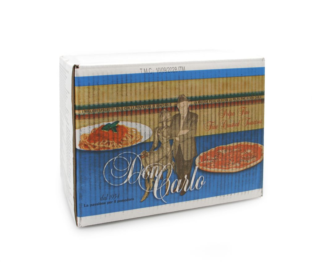 POLPA FINE DI POMODORO BAG BOX DON CARLO | CT: 2CF X 5kg | DON CARLO