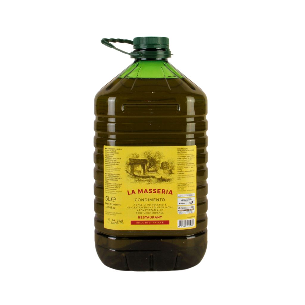 CONDIMENTO OLI VEGETALI E EXTRAVERGINE 2X5l LEVANT