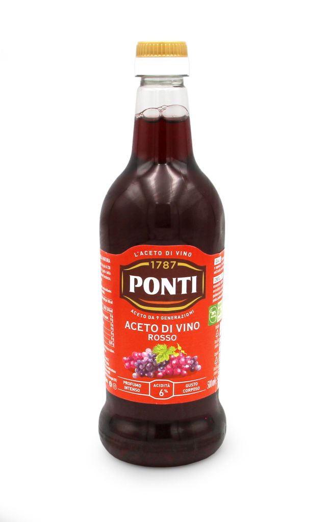 ACETO DI VINO ROSSO | CT: 12BT X 500ml | PONTI