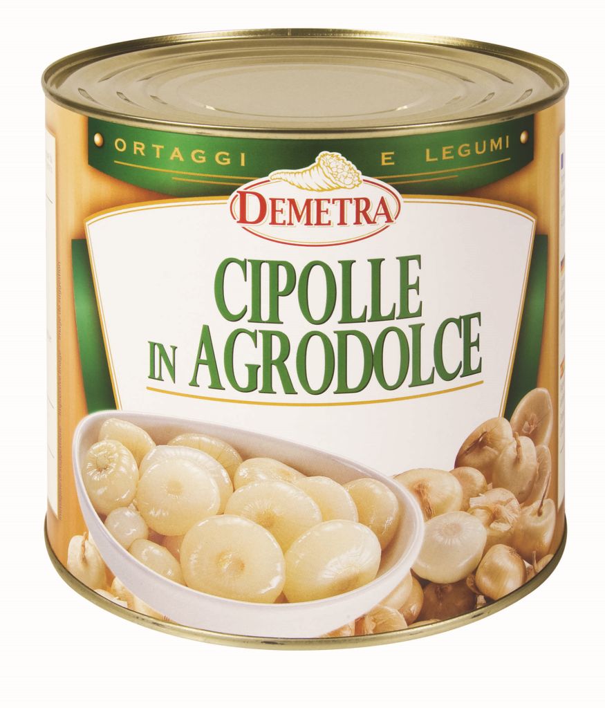 CIPOLLE BORETTANE AGRODOLCE 3/1 | CT: 6CF X 2,6kg | DEMETRA